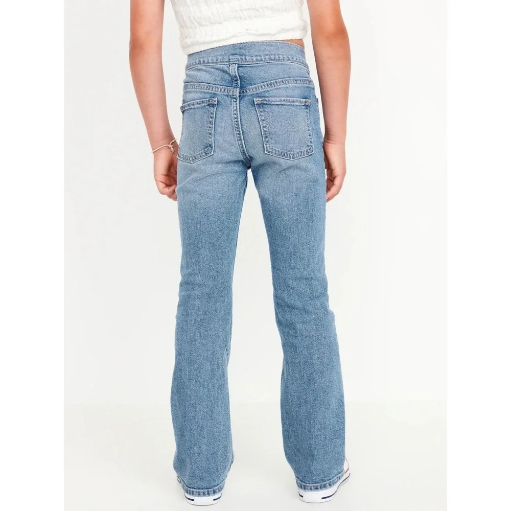 Old‎ Navy Girls Wow Boot-Cut Built-In Tough Pull-On Jeans - Large - #507727